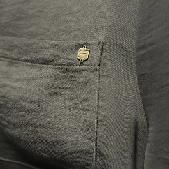 Fabletics silk button up top - Picture 2 of 3